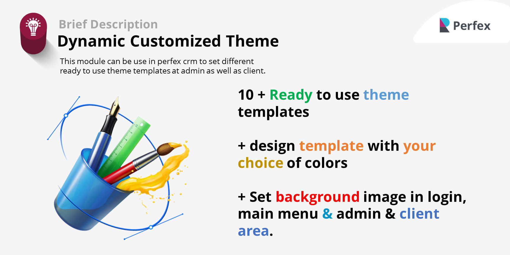 Dynamic Customized Theme Module for Perfex CRM - 1