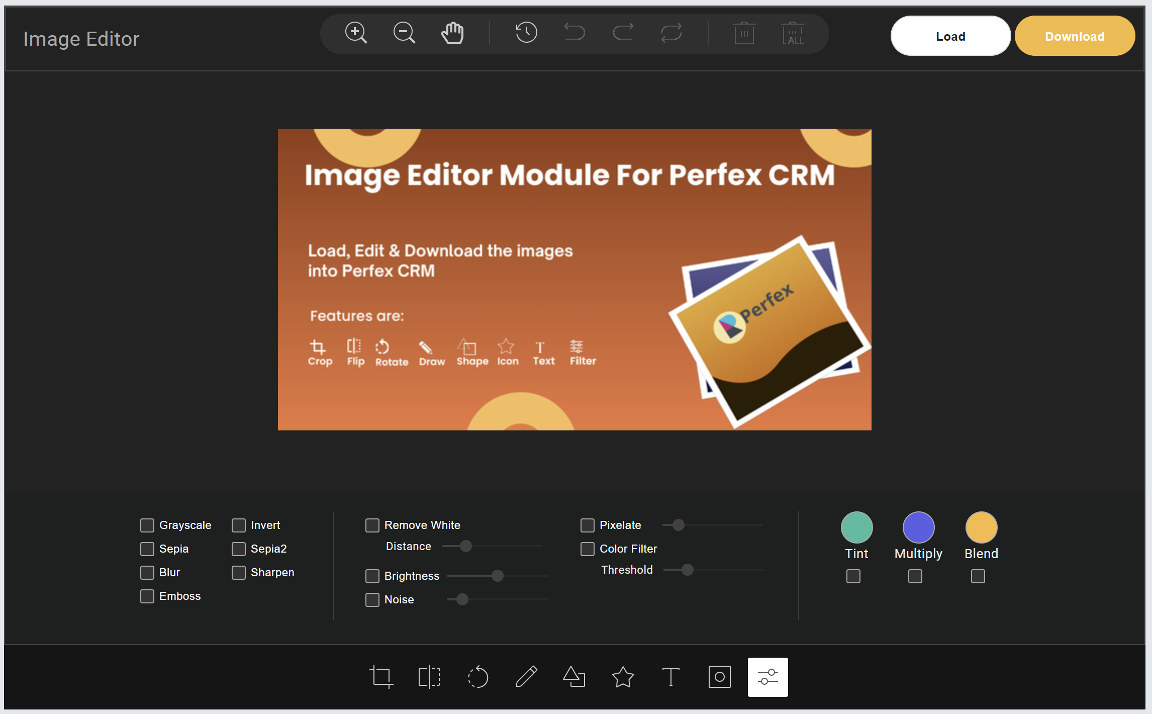 Image Editor Module For Perfex CRM