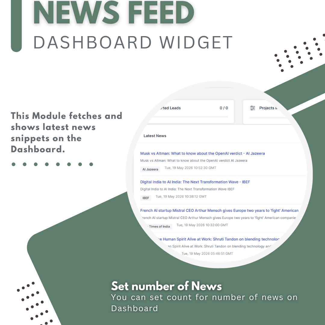 News Feed Module For Perfex CRM